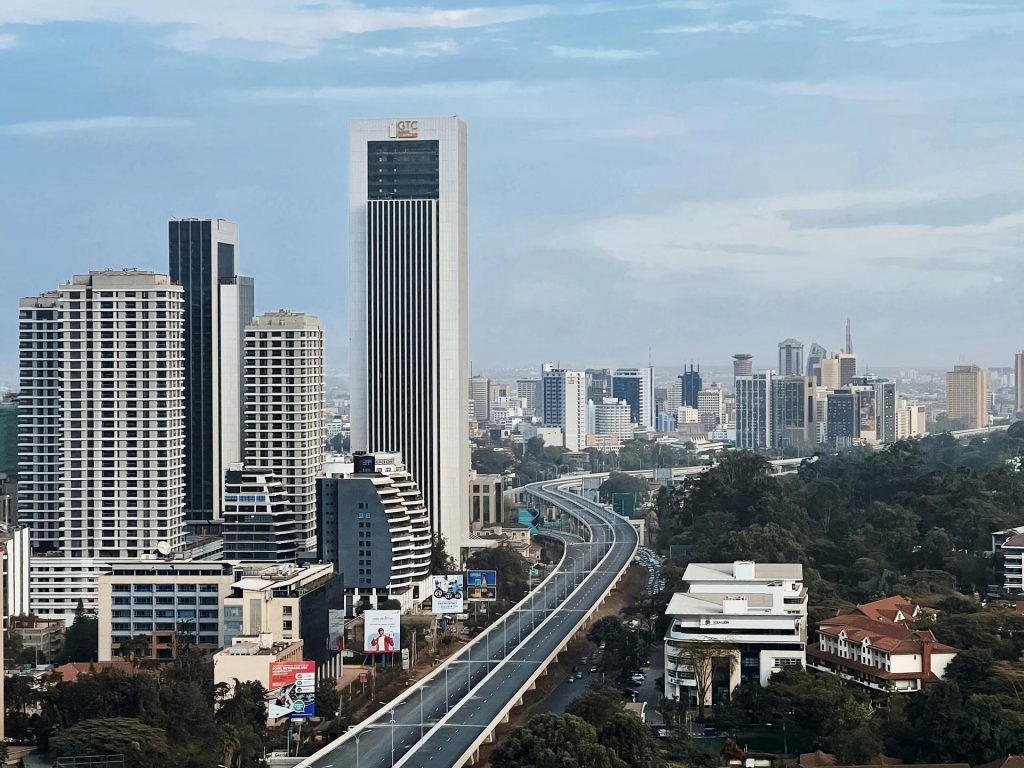 GTC Towers along Nairobi Expressway